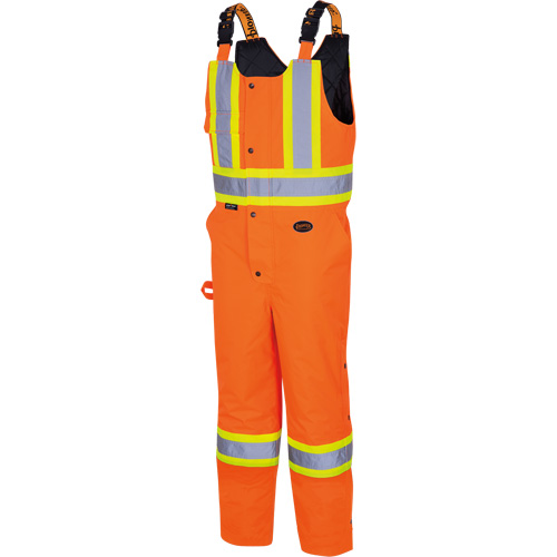 5040 Combinaisons de s&eacute;curit&eacute; matelass&eacute;e imperm&eacute;able, Polyester, Petit, Orange haute visibilit&eacute; NRZ Safety Inc.