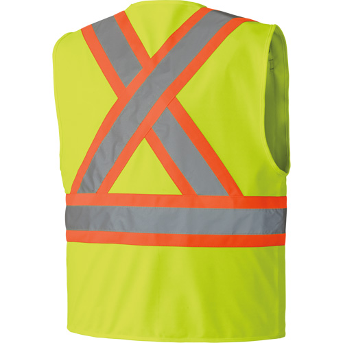6689 Veste haute visibilit&eacute;, Jaune lime haute visibilit&eacute;, 4T-Grand, Polyester NRZ Safety Inc.