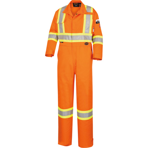 5551T Combinaison ignifuge et r&eacute;sistant aux arcs &eacute;lectriques Flame-Gard, Taille 40 (grand taille), Orange haute visibilit&eacute;, 9,1 cal/cm² NRZ Safety Inc.