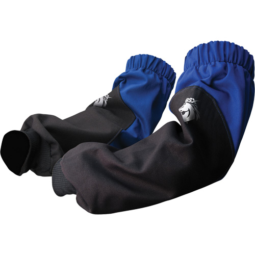 Manchettes en coton ignifuge BSX, 19" lo, Noir/Bleu NRZ Safety Inc.