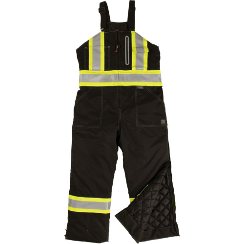 Salopette de s&eacute;curit&eacute; isolante en tissu ind&eacute;chirable, Polyester, T-petit, Noir NRZ Safety Inc.