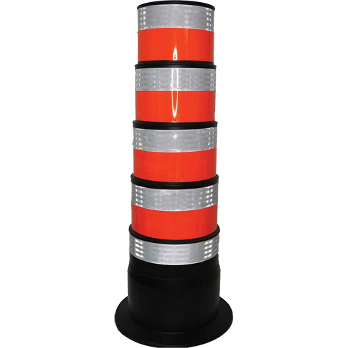 Channelizer, 47.25" High, Orange/White NRZ Safety Inc.