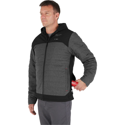 M12 Heated Quietshell Jacket with Battery, Men's, Small, Grey NRZ Safety Inc.