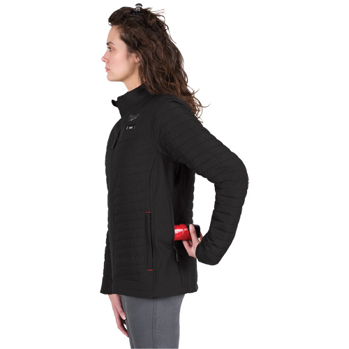 Manteau chauffant M12 Axis avec pile, Femmes, Grand, Noir NRZ Safety Inc.