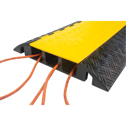 Polyurethane Cable Protector, 5 Channels, 35.43" L x 19.69" W x 2" H NRZ Safety Inc.