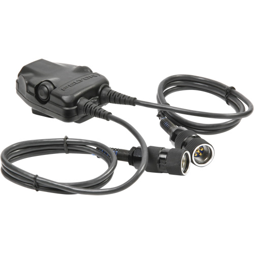 Adaptateur d'interrupteur d'&eacute;mission pour radios de communication militaires DUAL PELTOR avec connecteur &agrave; 6 broches MIL-C-55116 NRZ Safety Inc.