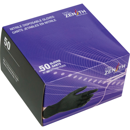 Vending Pack Disposable Gloves, Small, Nitrile, 5-mil, Powder-Free, Black, Class 2 NRZ Safety Inc.