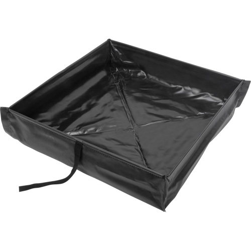 Collapsible Roll-Up Spill Berm, 34 US gal. Capacity, 3' W x 3' L x 6" H NRZ Safety Inc.