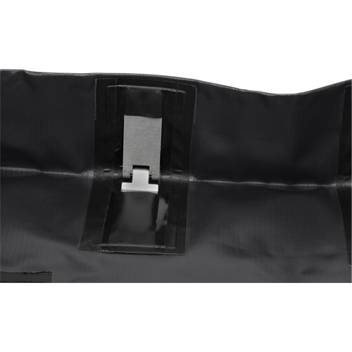 Collapsible Berm, 299 US gal. Capacity, 8' W x 10' L x 6" H, Snap-Up Bracket NRZ Safety Inc.