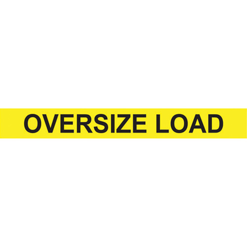 Oversize Load Heavy Haul Sign, Aluminum, 96" W x 12" H NRZ Safety Inc.