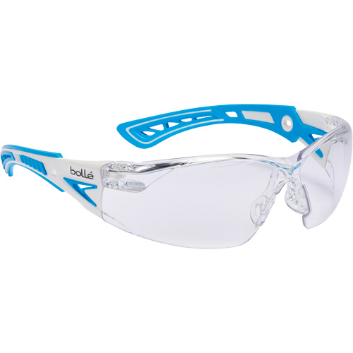 Lunettes de s&eacute;curit&eacute; RUSH+, Lentille Transparent, Antibu&eacute;e/Anti-&eacute;gratignures, ANSI Z87+/R&eacute;pond ou surpasse la norme CSA Z94.3 NRZ Safety Inc.