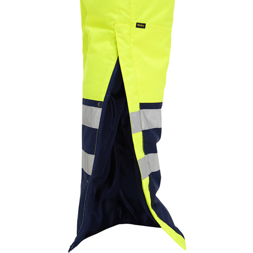 Salopette pour le froid extr&ecirc;me Bisley, Polyester, Petit, Jaune lime haute visibilit&eacute; NRZ Safety Inc.