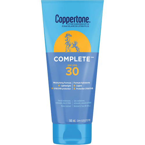 Protection solaire compl&egrave;te Coppertone, FPS 30, Lotion NRZ Safety Inc.