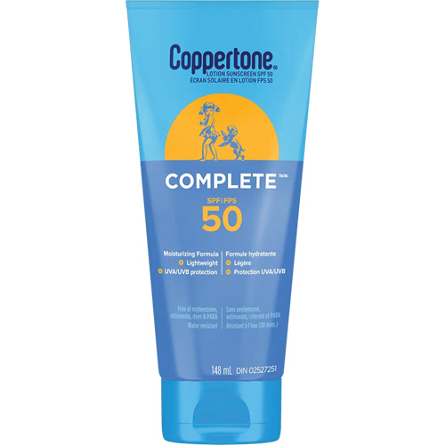Protection solaire compl&egrave;te Coppertone, FPS 50, Lotion NRZ Safety Inc.