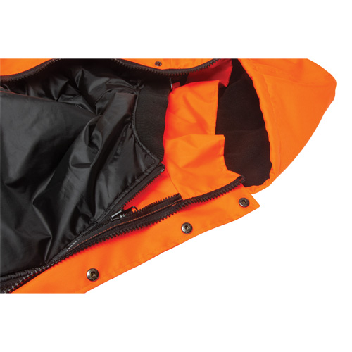 Parka d'hiver imperm&eacute;able 7-en-1, Orange haute visibilit&eacute;, T-Grand NRZ Safety Inc.