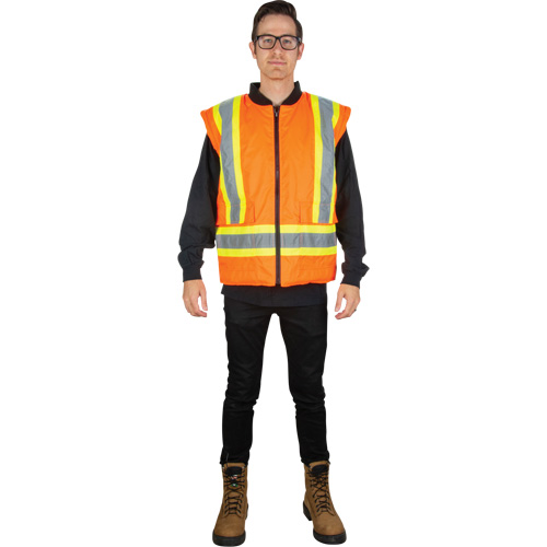 Parka d'hiver imperm&eacute;able 7-en-1, Orange haute visibilit&eacute;, T-Grand NRZ Safety Inc.