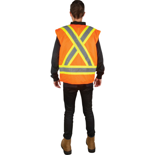 Parka d'hiver imperm&eacute;able 7-en-1, Orange haute visibilit&eacute;, T-Grand NRZ Safety Inc.