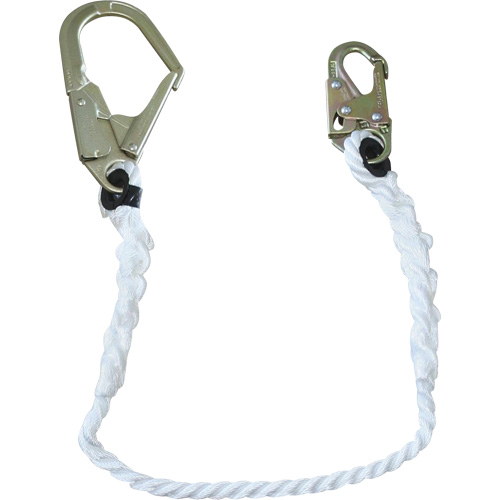 LAN-1242-4 5/8" Restraint Rope Lanyard, 1 Legs, 4', CSA Class A NRZ Safety Inc.