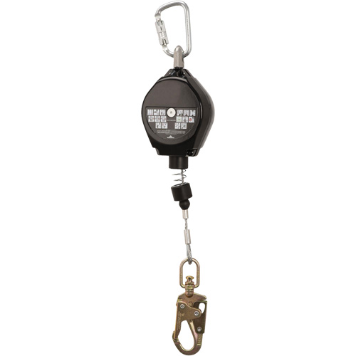 SRL-73302-20LE Cordage de s&eacute;curit&eacute; autor&eacute;tractable, 20', Acier galvanis&eacute;, Pivotant NRZ Safety Inc.