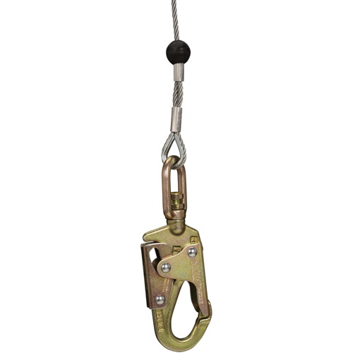 SRL-73303-96 Cable Self-Retracting Lifeline with Recovery, 96', Galvanized Steel, Swivel NRZ Safety Inc.