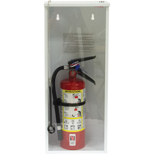 Light-Duty Fire Extinguisher Cabinet, 10" W x 24" H x 6" D NRZ Safety Inc.