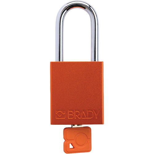 Cadenas de verrouillage de s&eacute;curit&eacute; Velocity Plus, Orange, Cl&eacute;s identiques, Aluminium, Largeur de 1-1/2" NRZ Safety Inc.