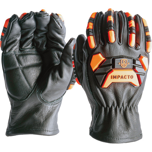 Gants de protection contre la coupe et les chocs, 7, Paume en Cuir de vache NRZ Safety Inc.