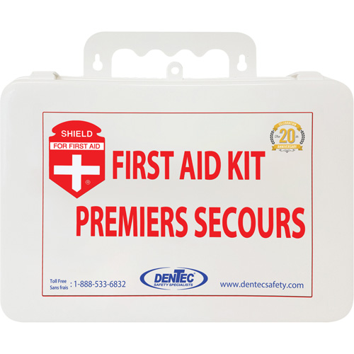 Shield First Aid Kit, Meets/Exceeds CSA Z1220-24 Type 2 Low-Risk Environment, Small (2-25 Workers) NRZ Safety Inc.