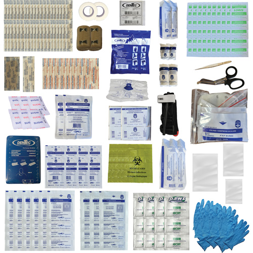 Shield First Aid Kit, Meets/Exceeds CSA Z1220-24 Type 3 High-Risk Environment, Medium (26-50 Workers) NRZ Safety Inc.