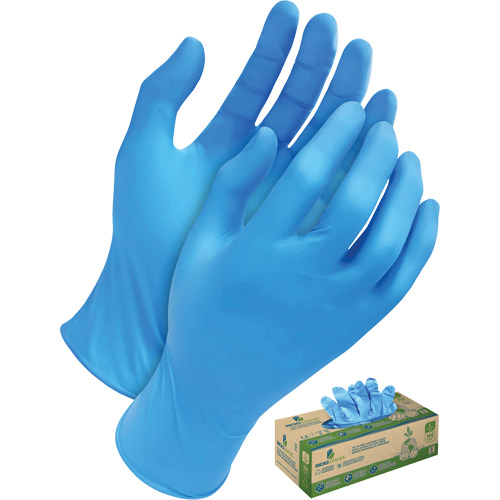Tri-Polymer Disposable Gloves, Small, Polyethylene, 5-mil, Powder-Free, Blue NRZ Safety Inc.