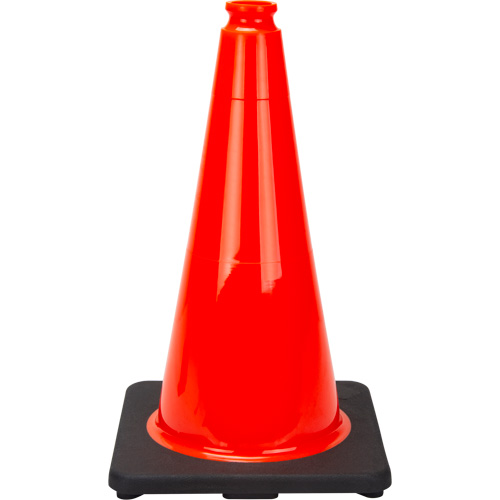 C&ocirc;ne de signalisation de premi&egrave;re qualit&eacute;, 18", Orange NRZ Safety Inc.