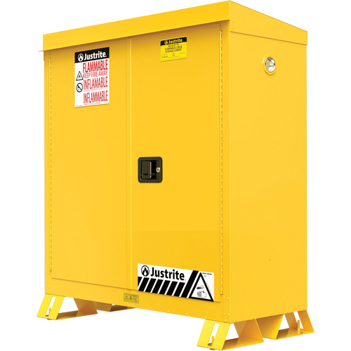 Outdoor Flammable Storage Cabinet, 30 gal., 2 Door, 43" W x 44" H x 18" D NRZ Safety Inc.