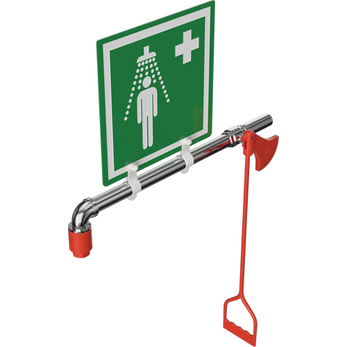 Drench Shower, Water Ring Main Mount NRZ Safety Inc.