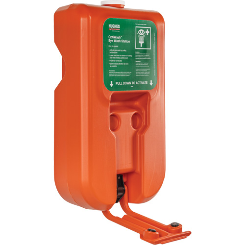 Portable Self-Contained Eyewash Station, Gravity-Fed, 10 gal. Capacity, Meets ANSI Z358.1 NRZ Safety Inc.