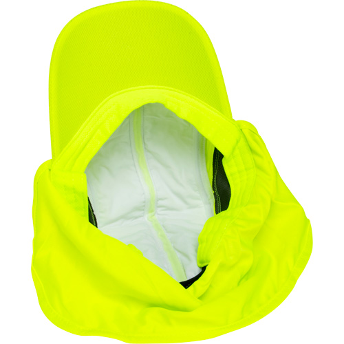 Chapeaux de refroidissement avec voiles pour le cou, Lime haute visibilit&eacute; NRZ Safety Inc.