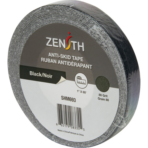 Ruban antid&eacute;rapant, 1" x 60', Noir NRZ Safety Inc.