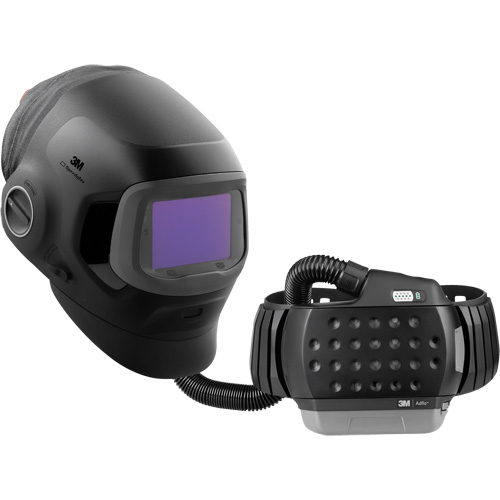 Casque de soudage Speedglas G5-03 Pro-Air avec syst&egrave;me de respirateur d'&eacute;puration d'air propuls&eacute; Adflo — filtre autoassombrissant TW, Masque de soudage, Pile Lithium-ion NRZ Safety Inc.
