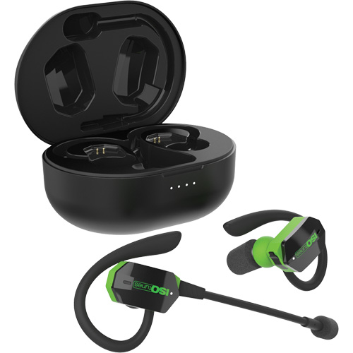 &eacute;couteurs Bluetooth UltraComm Aware noir & vert NRZ Safety Inc.