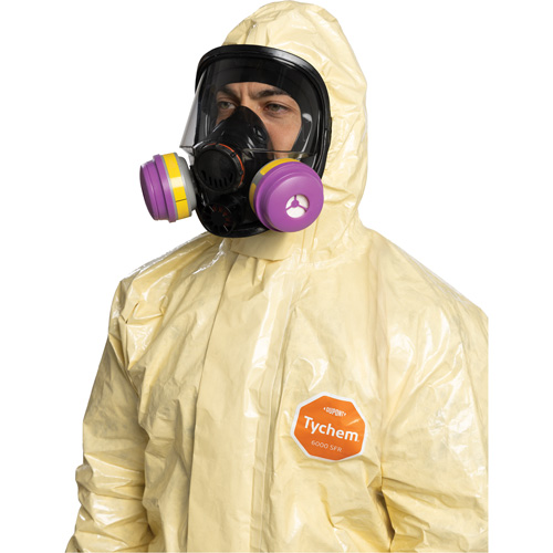 Tychem&reg; 6000 SFR Coverall, Size Small, Khaki NRZ Safety Inc.