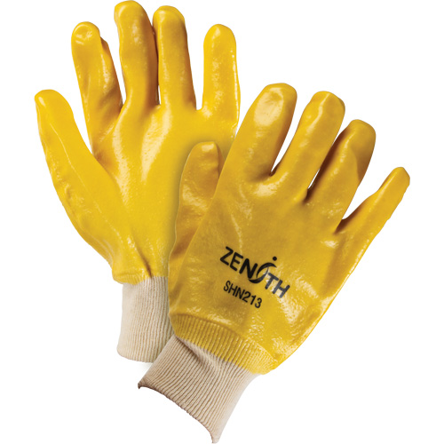Gants &agrave; fini rugueux et r&eacute;sistants aux produits chimiques, Taille 9, 10" lo, PVC, Doublure en Interlock, 47-mil NRZ Safety Inc.