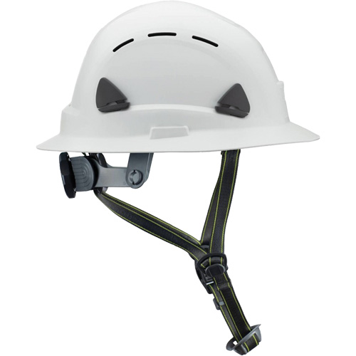 Fibre Metal Climbing Style Helmet with Full Brim, Meets CSA Type 2, Ratchet Suspension, Vented NRZ Safety Inc.