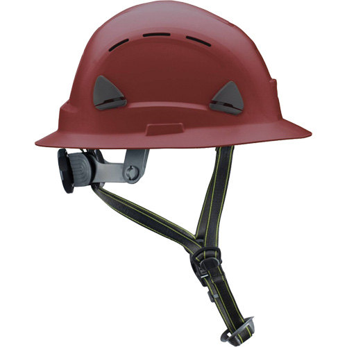 Fibre Metal Climbing Style Helmet with Full Brim, Meets CSA Type 2, Ratchet Suspension, Vented NRZ Safety Inc.