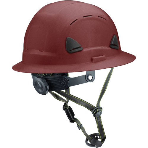 Fibre Metal Climbing Style Helmet with Full Brim, Meets CSA Type 2, Ratchet Suspension, Vented NRZ Safety Inc.