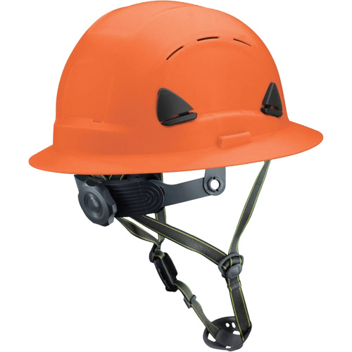 Fibre Metal Climbing Style Helmet with Full Brim, Meets CSA Type 2, Ratchet Suspension, Vented NRZ Safety Inc.