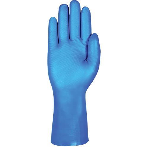 AlphaTec&reg; 37-501 Blue Medium-Duty Chemical-Resistant Gloves, Size 7, 13" L, Nitrile, 16.5-mil NRZ Safety Inc.