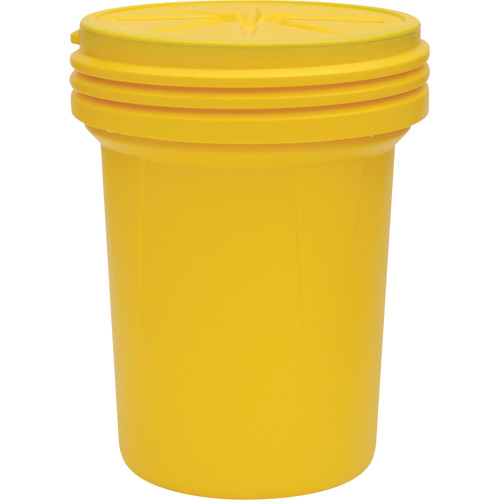 Lab Pack Plastic Barrel Drum with Screw-On Lid, 30 US gal., Mobile/Stationary NRZ Safety Inc.
