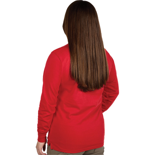 GRIDIRON Long Sleeve Logo T-Shirt, Women's, X-Small, Red NRZ Safety Inc.