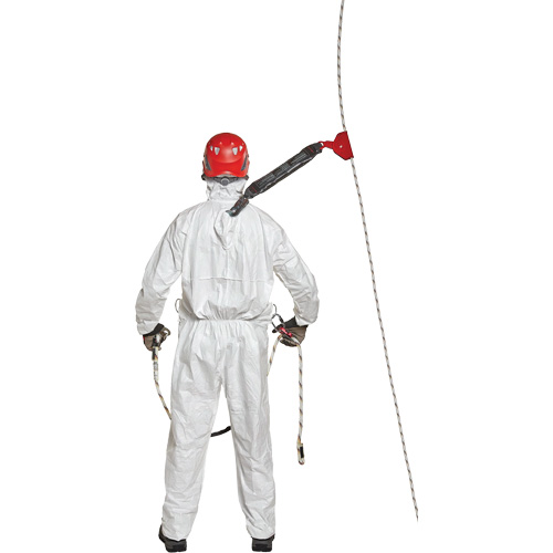 Harness-Compatible Disposable Coverall, Medium, White, Tyvek&reg; 500 NRZ Safety Inc.