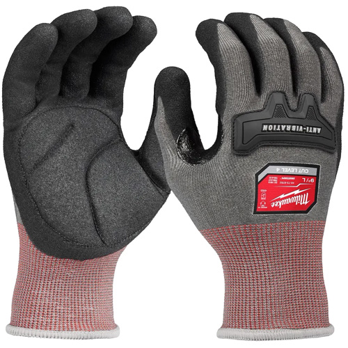 High-Dexterity Anti-Vibration Gloves, Size Small, Synthetic Palm NRZ Safety Inc.