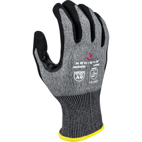 RWG589 Cut Protection Coated Gloves, Size 2X-Large, 18 Gauge, Foam Nitrile Coated, HPPE Shell, ASTM ANSI Level A9/EN 388 Level F NRZ Safety Inc.